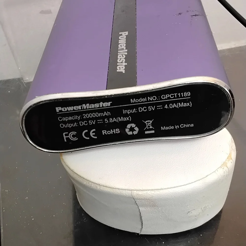 Purple Portable Charger
